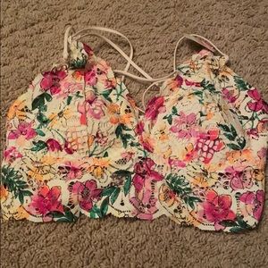 Victoria secret Flower print colorful bralette